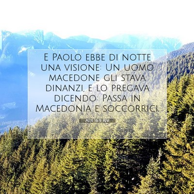 Atti 16:9 Versetto della Bibbia Spiegato