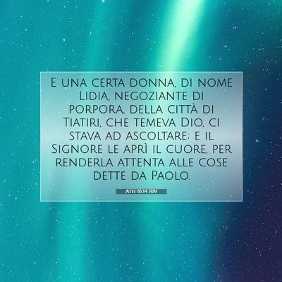 Atti 16:14 Versetto della Bibbia Spiegato