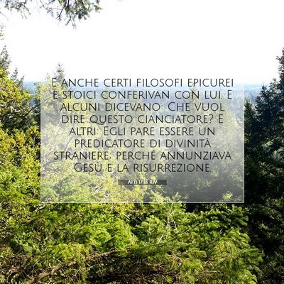 Atti 17:18 RIV Immagine del Versetto della Bibbia