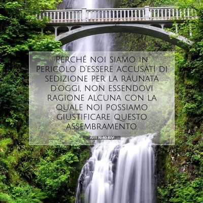 Atti 19:40 Versetto della Bibbia Spiegato