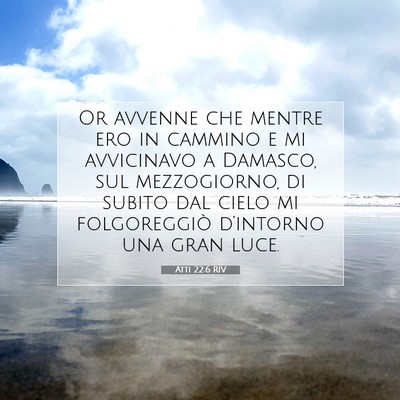Atti 22:6 Versetto della Bibbia Spiegato