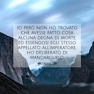 Atti 25:25 Versetto della Bibbia Spiegato