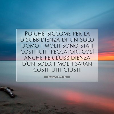Romani 5:19 Versetto della Bibbia Spiegato