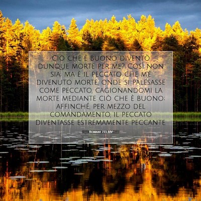 Romani 7:13 Versetto della Bibbia Spiegato