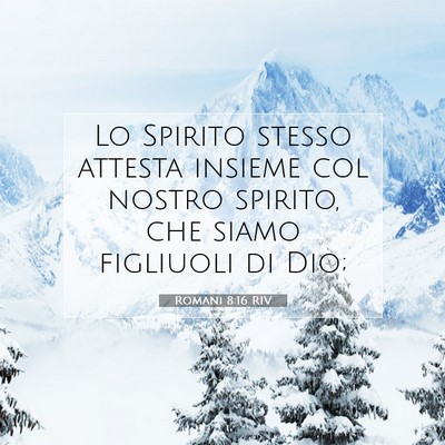 Romani 8:16 Versetto della Bibbia Spiegato