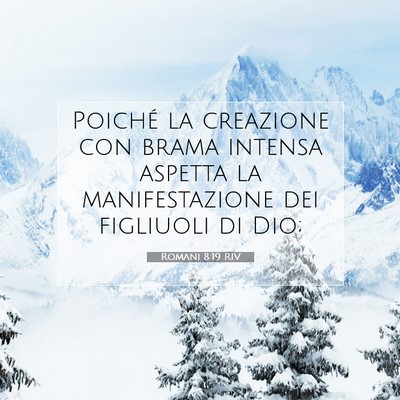 Romani 8:19 Versetto della Bibbia Spiegato