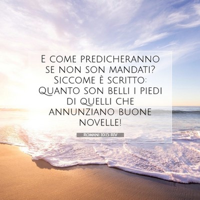 Romani 10:15 Versetto della Bibbia Spiegato