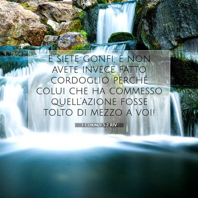 1 Corinzi 5:2 Versetto della Bibbia Spiegato