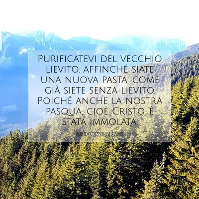 1 Corinzi 5:7 Versetto della Bibbia Spiegato