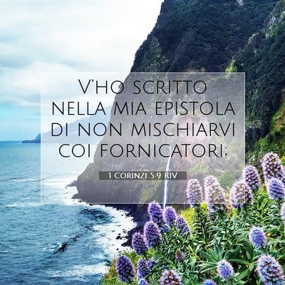 1 Corinzi 5:9 Versetto della Bibbia Spiegato