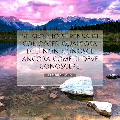 1 Corinzi 8:2 Versetto della Bibbia Spiegato