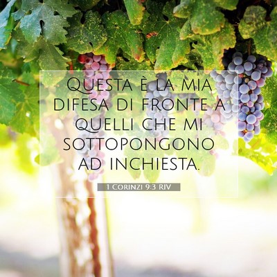 1 Corinzi 9:3 Versetto della Bibbia Spiegato