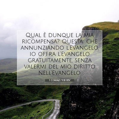 1 Corinzi 9:18 Versetto della Bibbia Spiegato
