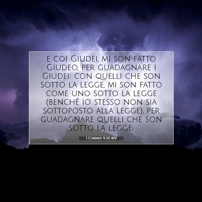 1 Corinzi 9:20 Versetto della Bibbia Spiegato