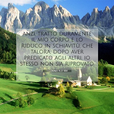 1 Corinzi 9:27 Versetto della Bibbia Spiegato