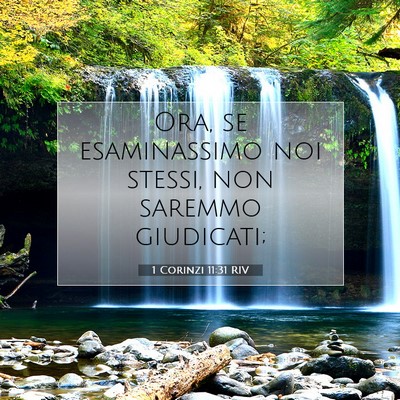 1 Corinzi 11:31 Versetto della Bibbia Spiegato