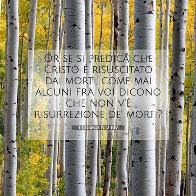 1 Corinzi 15:12 Versetto della Bibbia Spiegato