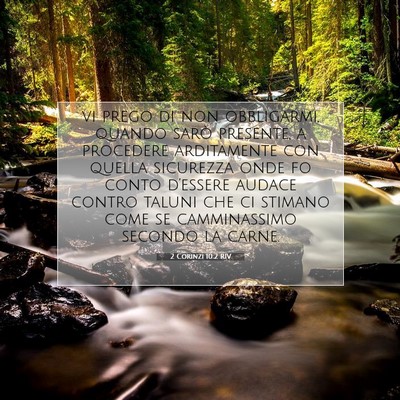 2 Corinzi 10:2 RIV Immagine del Versetto della Bibbia