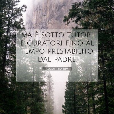 Galati 4:2 RIV Immagine del Versetto della Bibbia