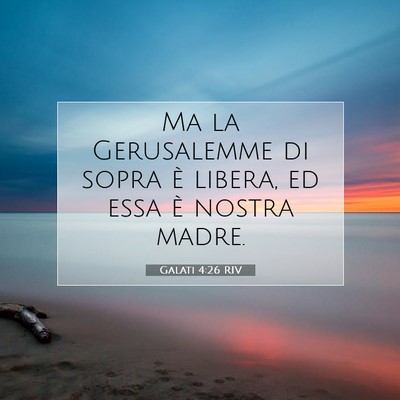 Galati 4:26 RIV Immagine del Versetto della Bibbia