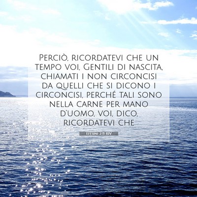 Efesini 2:11 Versetto della Bibbia Spiegato