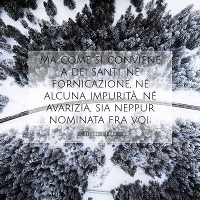 Efesini 5:3 RIV Immagine del Versetto della Bibbia