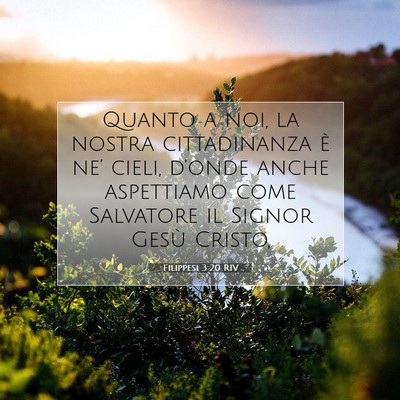 Filippesi 3:20 RIV Immagine del Versetto della Bibbia