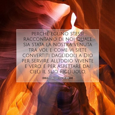 1 Tessalonicesi 1:9 Versetto della Bibbia Spiegato