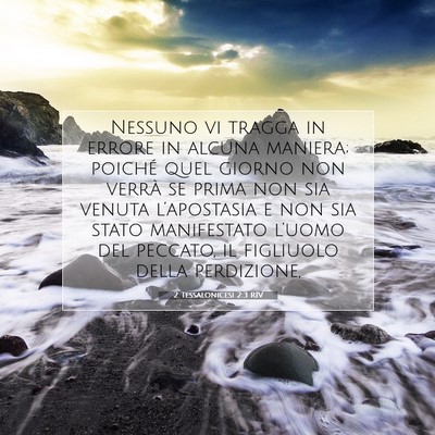 2 Tessalonicesi 2:3 RIV Immagine del Versetto della Bibbia