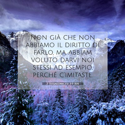 2 Tessalonicesi 3:9 Versetto della Bibbia Spiegato