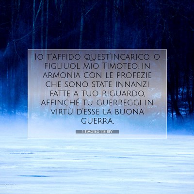1 Timoteo 1:18 Versetto della Bibbia Spiegato