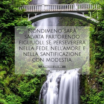 1 Timoteo 2:15 Versetto della Bibbia Spiegato