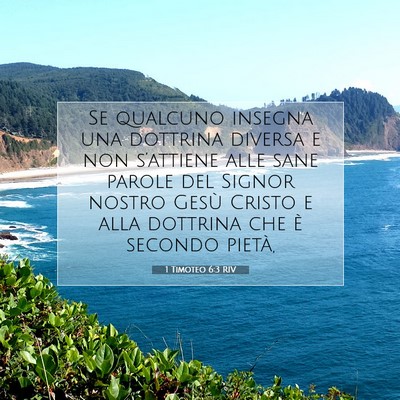 1 Timoteo 6:3 RIV Immagine del Versetto della Bibbia