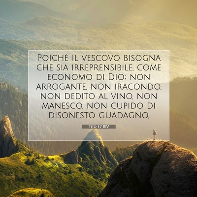 Tito 1:7 Versetto della Bibbia Spiegato