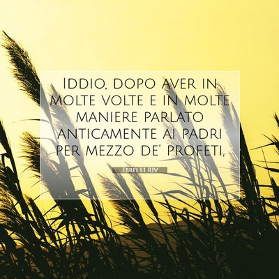 Ebrei 1:1 Versetto della Bibbia Spiegato