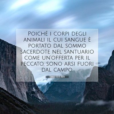 Ebrei 13:11 Versetto della Bibbia Spiegato