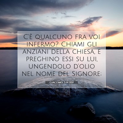 Giacomo 5:14 RIV Immagine del Versetto della Bibbia