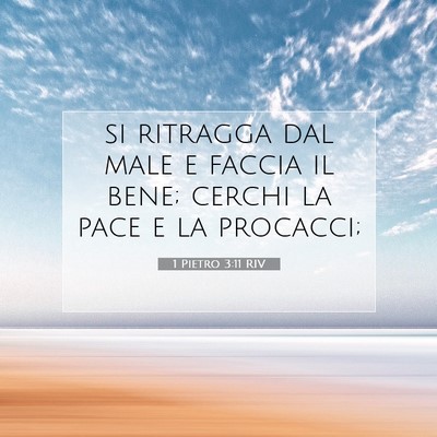 1 Pietro 3:11 RIV Immagine del Versetto della Bibbia