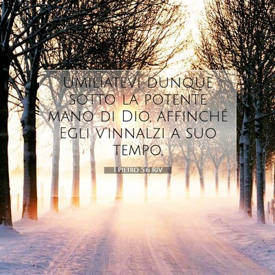 1 Pietro 5:6 Versetto della Bibbia Spiegato