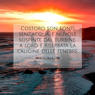 2 Pietro 2:17 RIV Immagine del Versetto della Bibbia