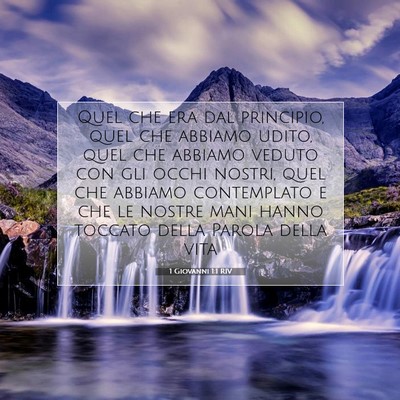 1 Giovanni 1:1 Versetto della Bibbia Spiegato