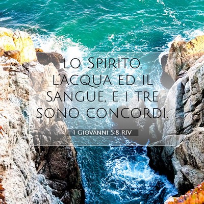 1 Giovanni 5:8 Versetto della Bibbia Spiegato