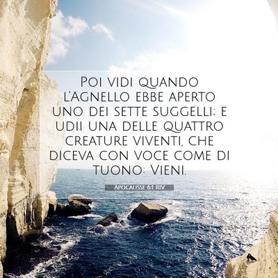 Apocalisse 6:1 Versetto della Bibbia Spiegato