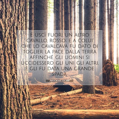 Apocalisse 6:4 RIV Immagine del Versetto della Bibbia