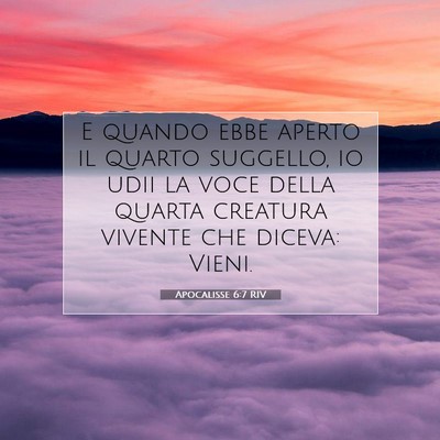 Apocalisse 6:7 Versetto della Bibbia Spiegato