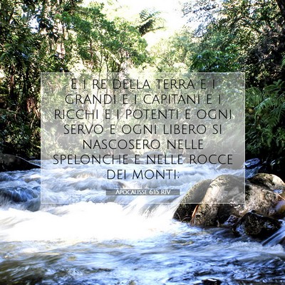 Apocalisse 6:15 Versetto della Bibbia Spiegato