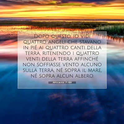 Apocalisse 7:1 Versetto della Bibbia Spiegato