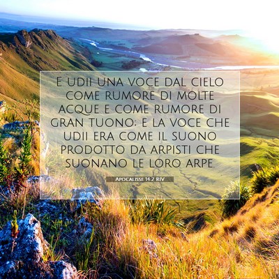 Apocalisse 14:2 Versetto della Bibbia Spiegato