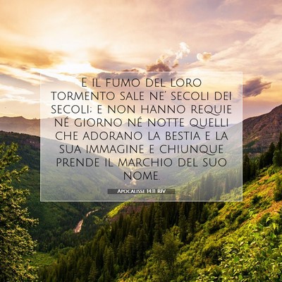 Apocalisse 14:11 Versetto della Bibbia Spiegato