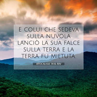 Apocalisse 14:16 Versetto della Bibbia Spiegato
